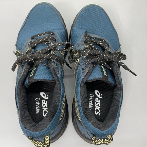 Asics Men's Athletic Shoes - Blue and Yellow - Picture 10 of 14